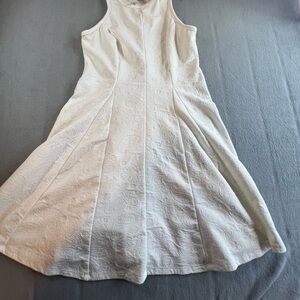 Paper Doll Textured White Dress